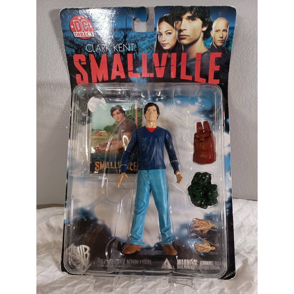 Smallville Clark Kent Poseable Action Figure DC Direct Extra Hands 6" SEALED